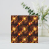 Carte Gold Modern Boho Elegant Abstract Art Pattern #501 (Debout devant)
