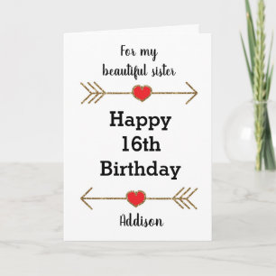 Carte Gold Modern Personalized