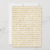 Carte Gold Parties scintillant premier anniversair (Dos)