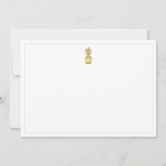 Carte Gold Pineappy Note (Devant)