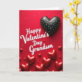 Carte Gold Polka Dot Heart Card (Fleur jaune)