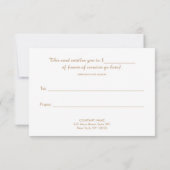 Carte Gold Sequin Lipstick Beauté Salon Certificat cadea (Dos)