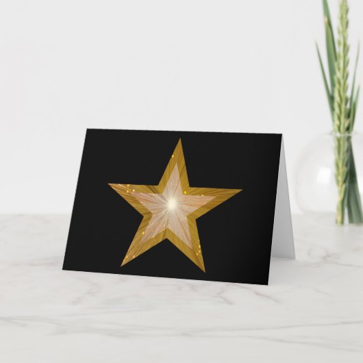 Carte Gold Star à deux tons noir (Devant)