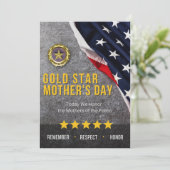 Carte Gold Star pour la fête des mères (Debout devant)