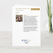 Carte Gold Strings & Pretty Things - KidsArt pour CHOC (Dos)