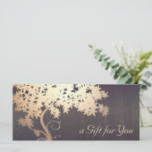 Carte Gold Tree Massage Therapist Certificat cadeau (Debout devant)