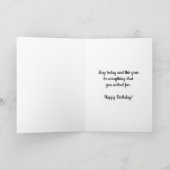 Carte Gold Watercolor Heart 32nd Birthday (Intérieur)