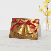 Carte Golden Bells Holiday Card (Fleur jaune)