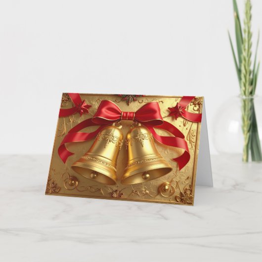 Carte Golden Bells Holiday Card (Devant)