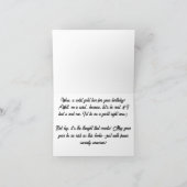 Carte Golden Birthday Bar d'Humour (Intérieur)