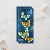 Carte Golden butterflies (Devant/Arrière en situation)