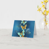 Carte Golden butterflies (Fleur jaune)