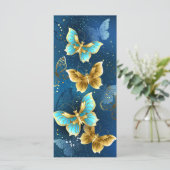 Carte Golden butterflies (Debout devant)