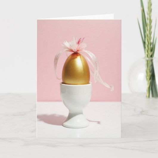 Carte Golden Celebration Egg Card (Devant)