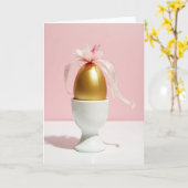 Carte Golden Celebration Egg Card (Fleur jaune)