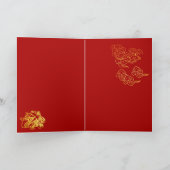 Carte Golden Chinese Paper-cut Rat Année 2020 GC (Intérieur)