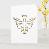 Carte Golden Descent du symbole de l'esprit de bois (Fleur jaune)