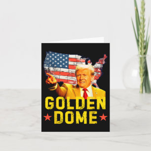 Carte Golden Dome Trump Great American Map Patriotique 4