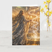 Carte Golden Elven Fantasy Light – Impressionist Fantasy (Fleur jaune)