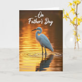Carte Golden Fathers Day Waters (Fleur jaune)