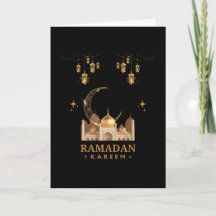 Golden Floral Ramadan Kareem Celebration