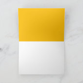 Carte Golden Flowers Thank you ! (Intérieur)