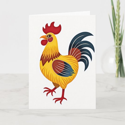 Carte Golden Fowl Artistic Style Card (Devant)