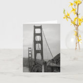 Carte Golden gate bridge (Fleur jaune)