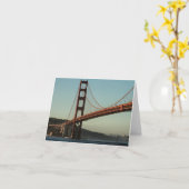 Carte Golden gate bridge (Fleur jaune)