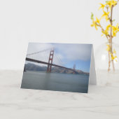 Carte Golden gate bridge (Fleur jaune)