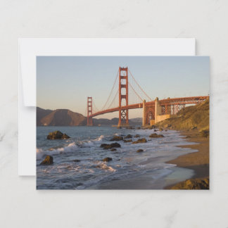 Carte Golden Gate Bridge de Baker Beach