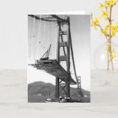 Carte Golden gate bridge I (Fleur jaune)