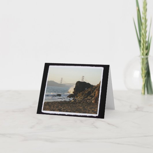 Carte Golden Gate de plage de la Chine (Devant)