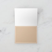 Carte Golden Hydrangea Flowers hiver (Intérieur)