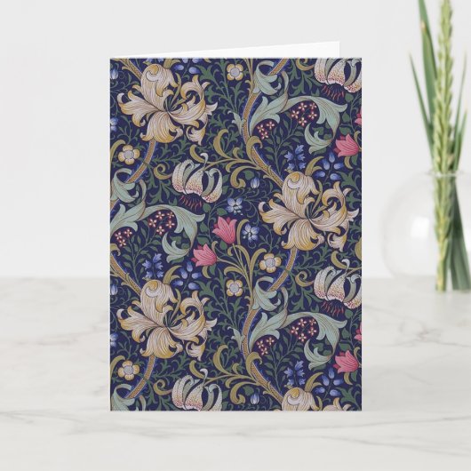 Carte Golden Lily, William Morris (Devant)