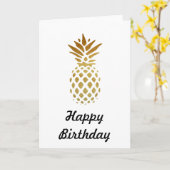 Carte Golden pineapple, Fruit en or (Fleur jaune)