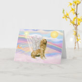 Carte Golden Retriever (Fleur jaune)