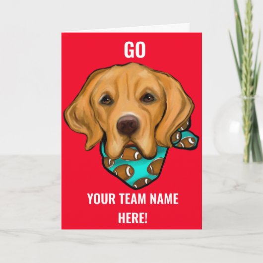 Carte Golden Retriever (Devant)