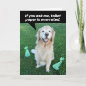Carte Golden Retriever (Devant)