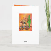 Carte Golden Retriever (Dos)