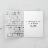 Carte Golden Retriever 71e Humour d'anniversaire (Intérieur)