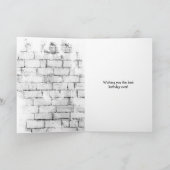 Carte Golden Retriever avec baseball et gant (Intérieur)