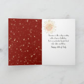 Carte Golden Retriever avec drapeau américain (Intérieur)