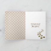 Carte Golden Retriever avec masque d'anniversaire (Intérieur)