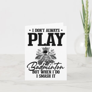 Carte Golden Retriever Badminton Player Navette