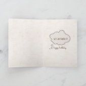 Carte Golden Retriever chien sur bois blanc (Intérieur)