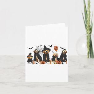 Carte Golden Retriever Chiens Amateurs Ghost Witch Hallo