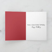 Carte Golden Retriever d'anniversaire avec drapeau améri (Intérieur)
