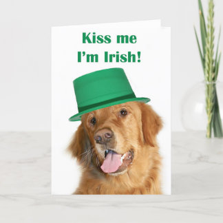Carte Golden retriever de St Patty