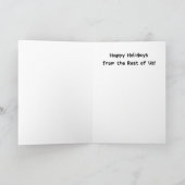 Carte Golden Retriever Exprimant Ses Griefs de Vacances (Intérieur)